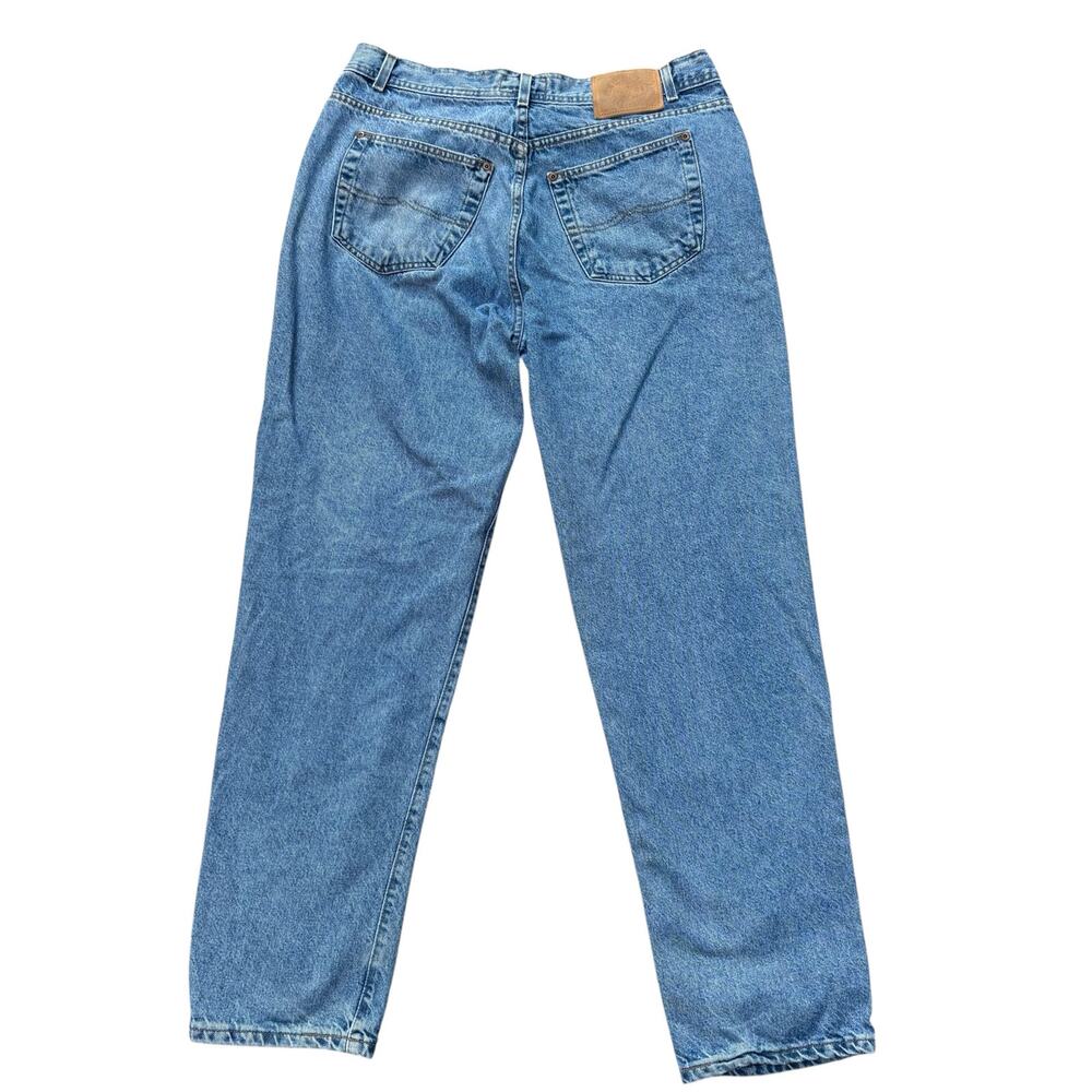 VTG Structure Jeans 38L x 34 Medium Wash Blue Denim - Picture 4 of 13